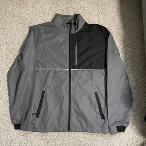 CBUK GREY AND BLACK WINDBREAKER
SIZE M